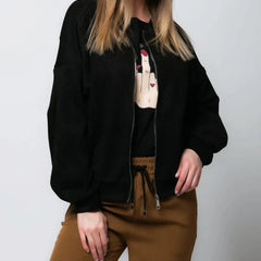 Luciana | Chaqueta Bomber de Ante