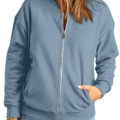 Luciana | Chaqueta Bomber de Ante