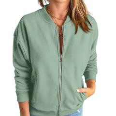Luciana | Chaqueta Bomber de Ante