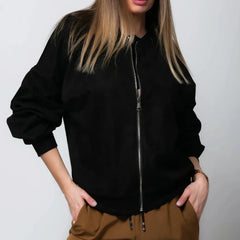 Luciana | Chaqueta Bomber de Ante