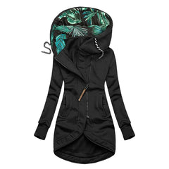 Eleonora - Abrigo invierno con cremallera asimétrica