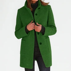Lidia | Chaqueta de lana con cuello alto