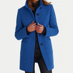 Lidia | Chaqueta de lana con cuello alto