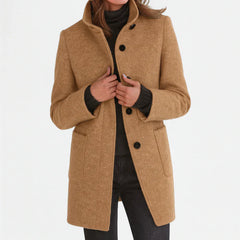Lidia | Chaqueta de lana con cuello alto