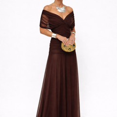 Velora™ | Vestido Floral Largo con Escote en V