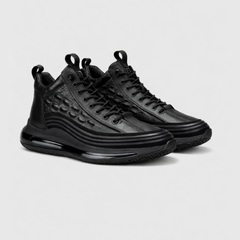Zapatos casuales para hombre de cuero de vaca con cojín de aire
