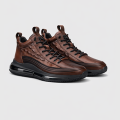 Zapatos casuales para hombre de cuero de vaca con cojín de aire