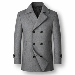 Silvan | Abrigo Doble Pecho Elegante en Lana Premium