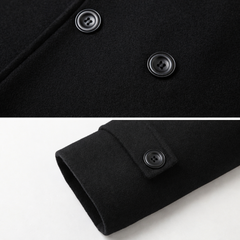 Silvan | Abrigo Doble Pecho Elegante en Lana Premium