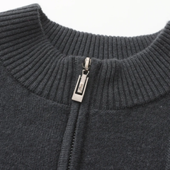 Zaragoza | 100% Cashmere Ribbed Half-Zip