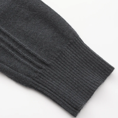 Zaragoza | 100% Cashmere Ribbed Half-Zip