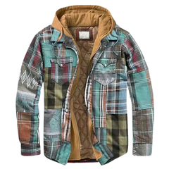 Montaro ™ | Chaleco de patchwork con estampado de cuadros