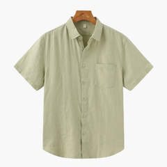 Melilla | Camisa de Lino de Manga Corta