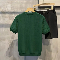 Lugo | Camiseta de Rayas de Punto