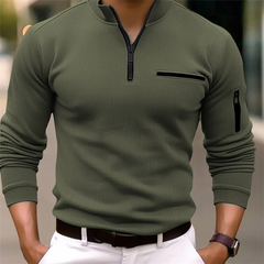 Gusteous | Camisa de Polo de Manga Larga