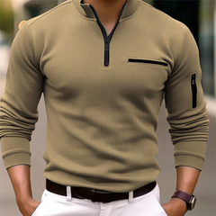 Gusteous | Camisa de Polo de Manga Larga