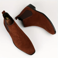 Hernan | Botas Chelsea de Ante Elegantes