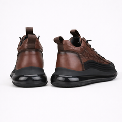 Zapatos casuales para hombre de cuero de vaca con cojín de aire