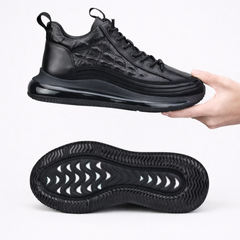 Zapatos casuales para hombre de cuero de vaca con cojín de aire