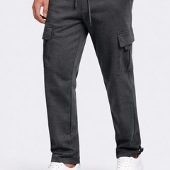 Oliva | Pantalones holgados con múltiples bolsillos