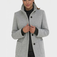 Lidia | Chaqueta de lana con cuello alto