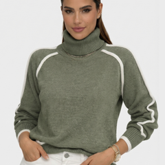 Kaylee | Suéter Elegante de Cuello Alto
