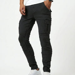 Pantalón Cargo Marino Elástico