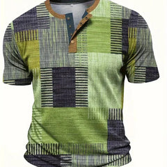 Rodrigo | Camisa patchwork de manga corta Precio habitual