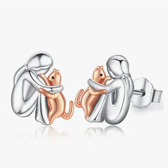 Leila ™ | Pendientes Icono de Gato
