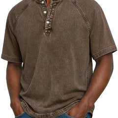 Leblanc | Camisa vintage abotonada para hombre