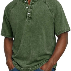Leblanc | Camisa vintage abotonada para hombre