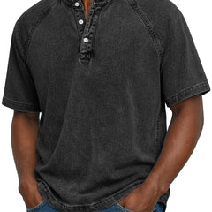 Leblanc | Camisa vintage abotonada para hombre