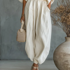 Mila | Conjunto Elegante de Algodón y Lino