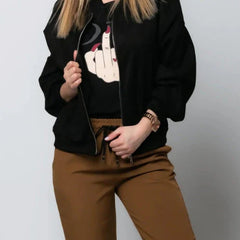 Luciana | Chaqueta Bomber de Ante